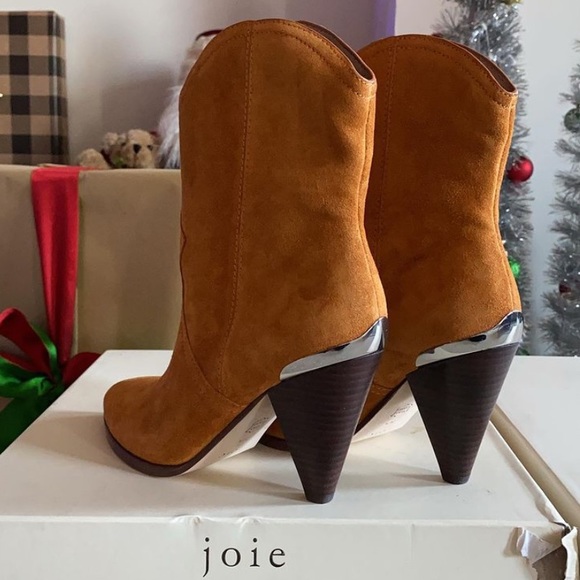 JOIE WESTERN GARNER BOOTS IN MUSTARD - Picture 8 of 16